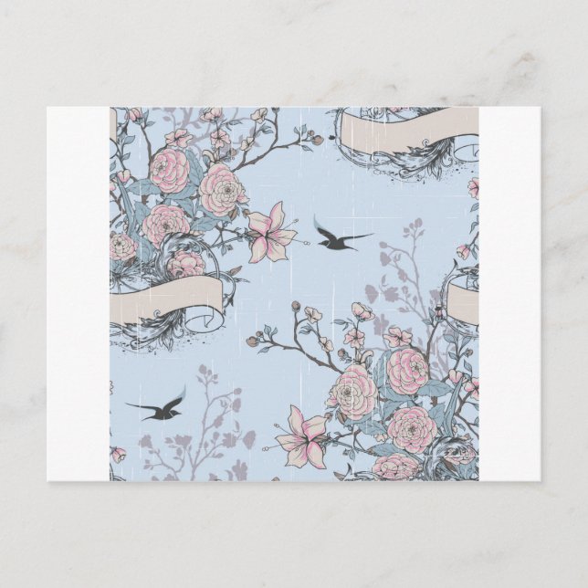 pastel shabby chic postcard (Front)