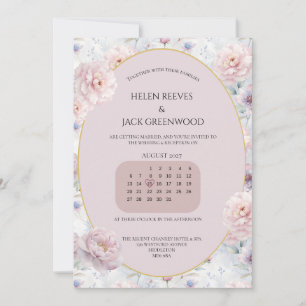 Pastel Shades Save the Date Wedding Invitation