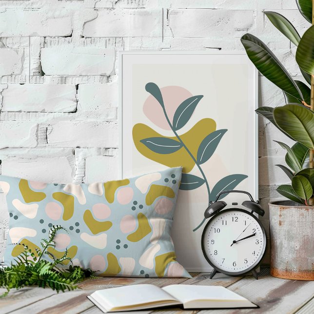 Pastel shapes and dots decorative cushion (Creator Uploaded)