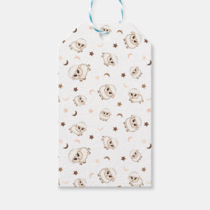 Pastel Sheep Pattern Gift Tags