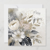 Pastel silver and gold Christmas spray custom