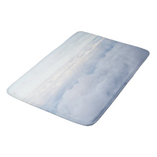 Pastel Sky and Fluffy Clouds Dream 1 Bath Mat