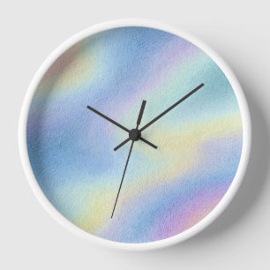Pastel Sky Drift Clock