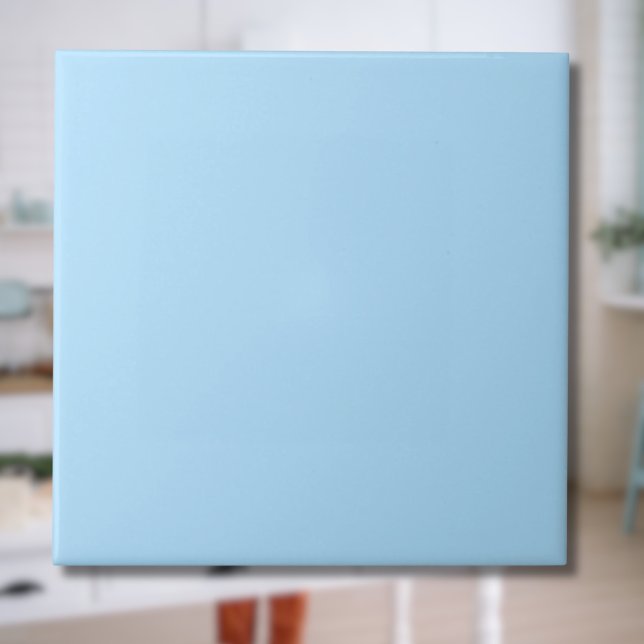 Pastel Sky Solid Colour | Classic | Elegant Ceramic Tile (Creator Uploaded)