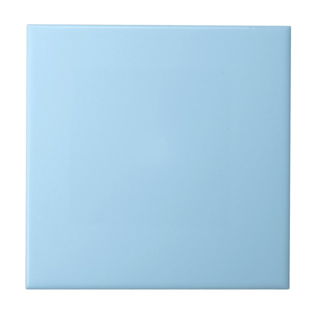 Pastel Sky Solid Colour | Classic | Elegant Ceramic Tile (Front)