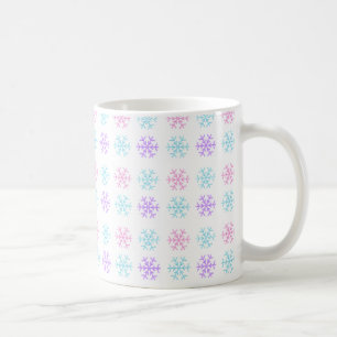 Pastel Snowflake Christmas Mug