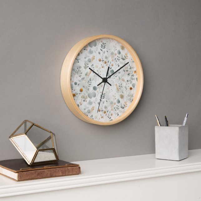 Pastel Soft Sanctuary Clock (Office)