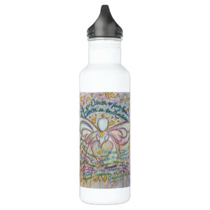 Pastel Spanish Cancer Cannot Do Angel 710 Ml Water Bottle