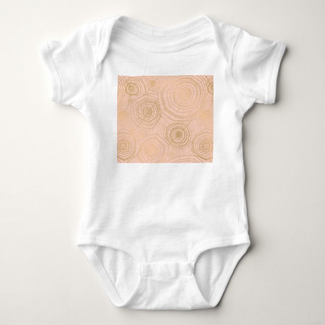 Pastel spider web: Halloween pattern. Baby Bodysuit (Front)