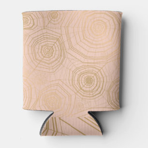 Pastel spider web: Halloween pattern. Can Cooler