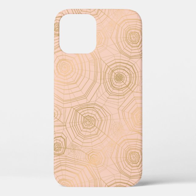 Pastel spider web: Halloween pattern. Case-Mate iPhone Case (Back)