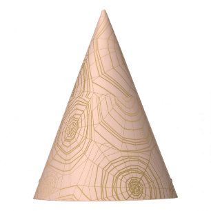 Pastel spider web: Halloween pattern. Party Hat