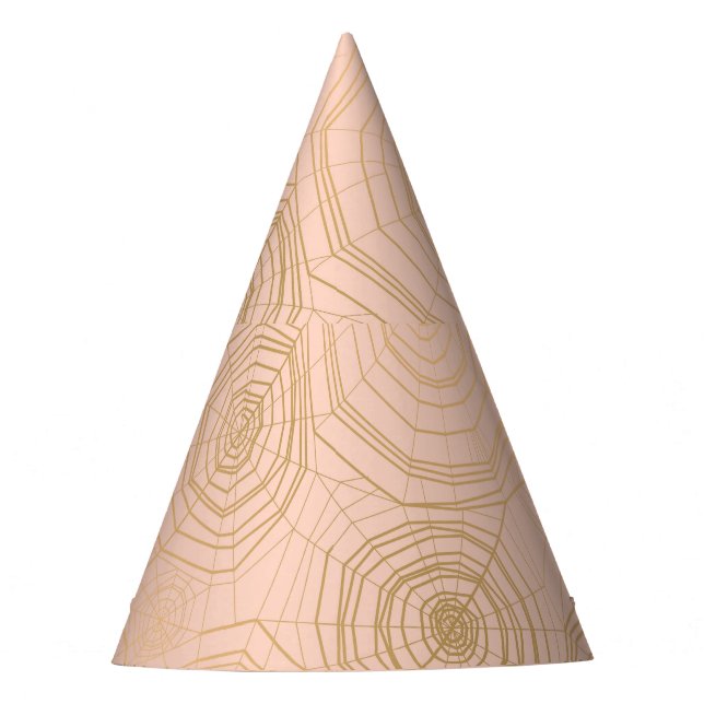 Pastel spider web: Halloween pattern. Party Hat (Front)