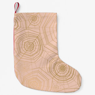 Pastel spider web: Halloween pattern. Small Christmas Stocking