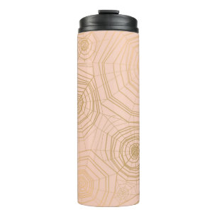 Pastel spider web: Halloween pattern. Thermal Tumbler