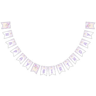 Pastel Spooky One Ghost Birthday Banner