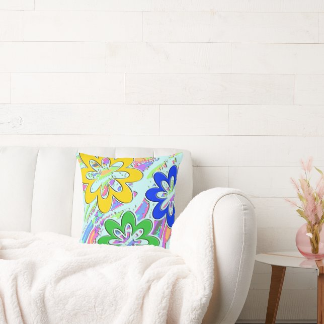 Pastel Spring Blossoms Double-Sided Cushion (Creator Uploaded)