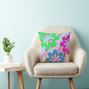 Pastel Spring Blossoms Double-Sided Cushion