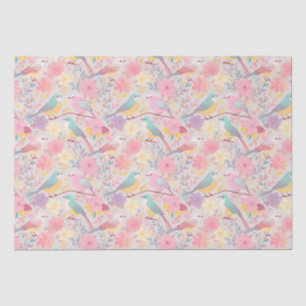 Pastel spring floral pattern 02 tissue paper