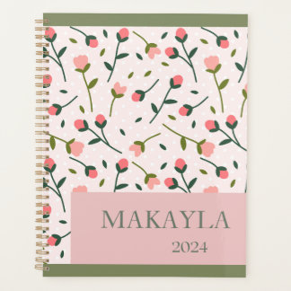 Pastel Spring Floral Personalised Planner