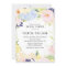 Pastel Spring Flowers Bridal Shower Invitation