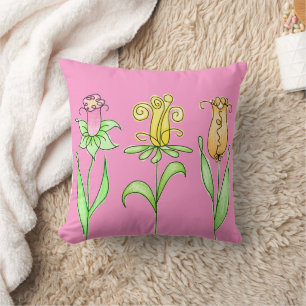 Pastel Spring Flowers Cushion