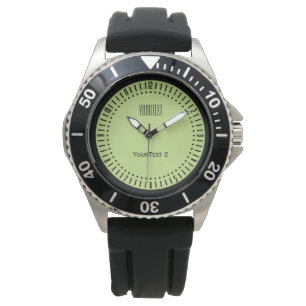 Pastel Spring Green Accent Colour to Personalise Watch