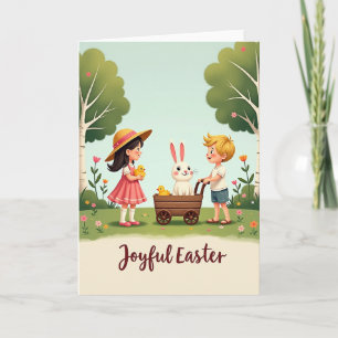 Pastel Spring Scene Card