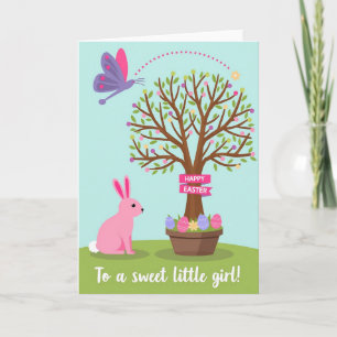 Pastel Spring Tree Scene Card