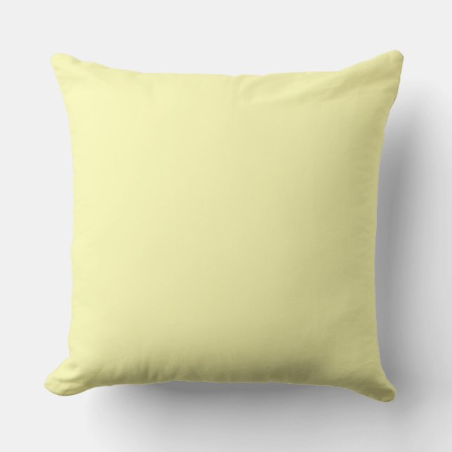 Pastel Spring Yellow Cushion (Front)