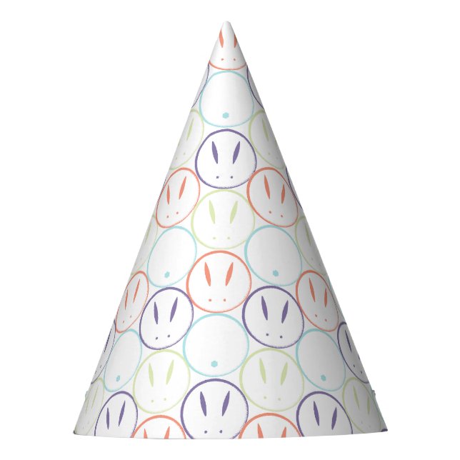 Pastel - Springtime Bunnies Party Hat (Front)