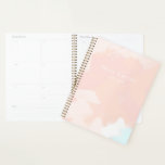 Pastel Springtime with Name and Year Details Planner<br><div class="desc">I created this artwork for a soft take on springtime florals.</div>