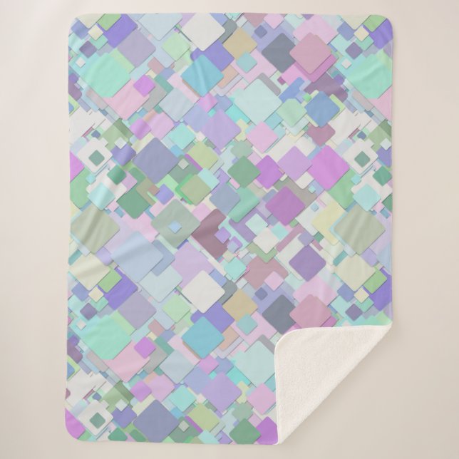 pastel squares blanket (Front)