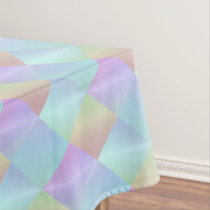 Pastel Squares Pattern Tablecloth