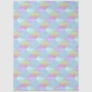 Pastel Squares Pattern Tissue Paper