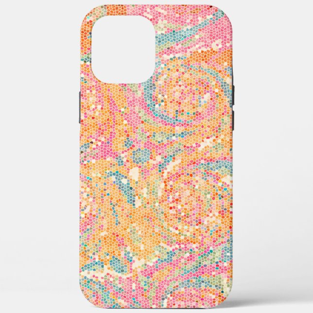 PASTEL STAINED-GLASS LOOK Phone / iPad case (Back)