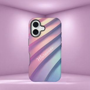 Pastel Stairsteps Personalised iPhone 16 Case