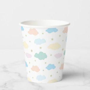 Pastel Stars & Clouds Paper Cups