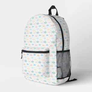 Pastel Stars & Clouds Printed Backpack
