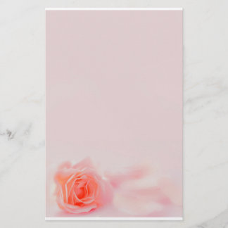 pastel stationery Rose
