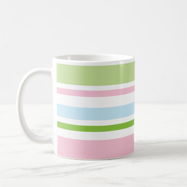 Pastel Stripe Mug (Left)