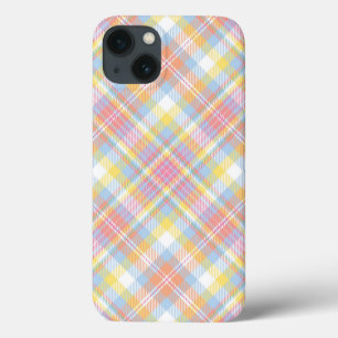 Pastel Stripe Plaid iPhone 13 Case