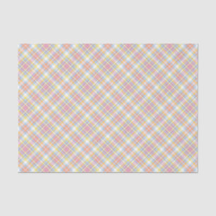 Pastel Stripe Plaid Tissue Paper