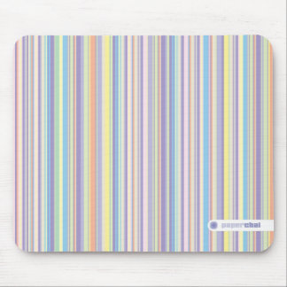 Pastel striped mousepad