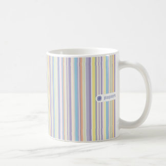 Pastel striped mug