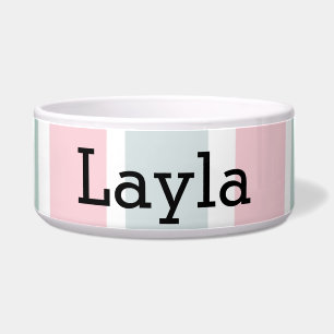 PASTEL STRIPED pet bowl