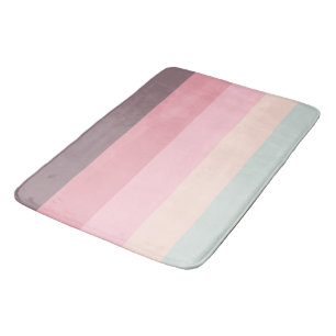 Pastel Stripes Bath Mat