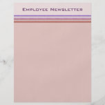 Pastel Stripes Business Personalised Flyer