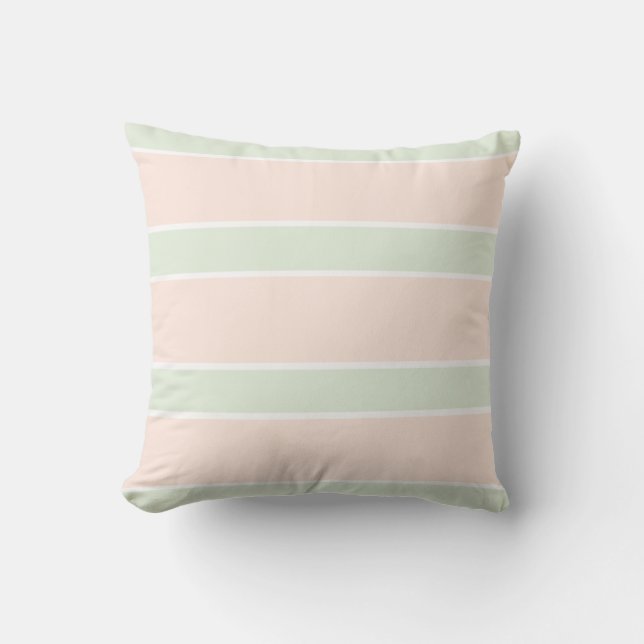 Pastel Stripes Cushion (Front)