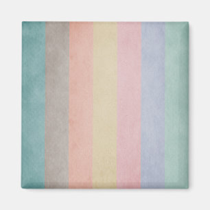 Pastel stripes magnet
